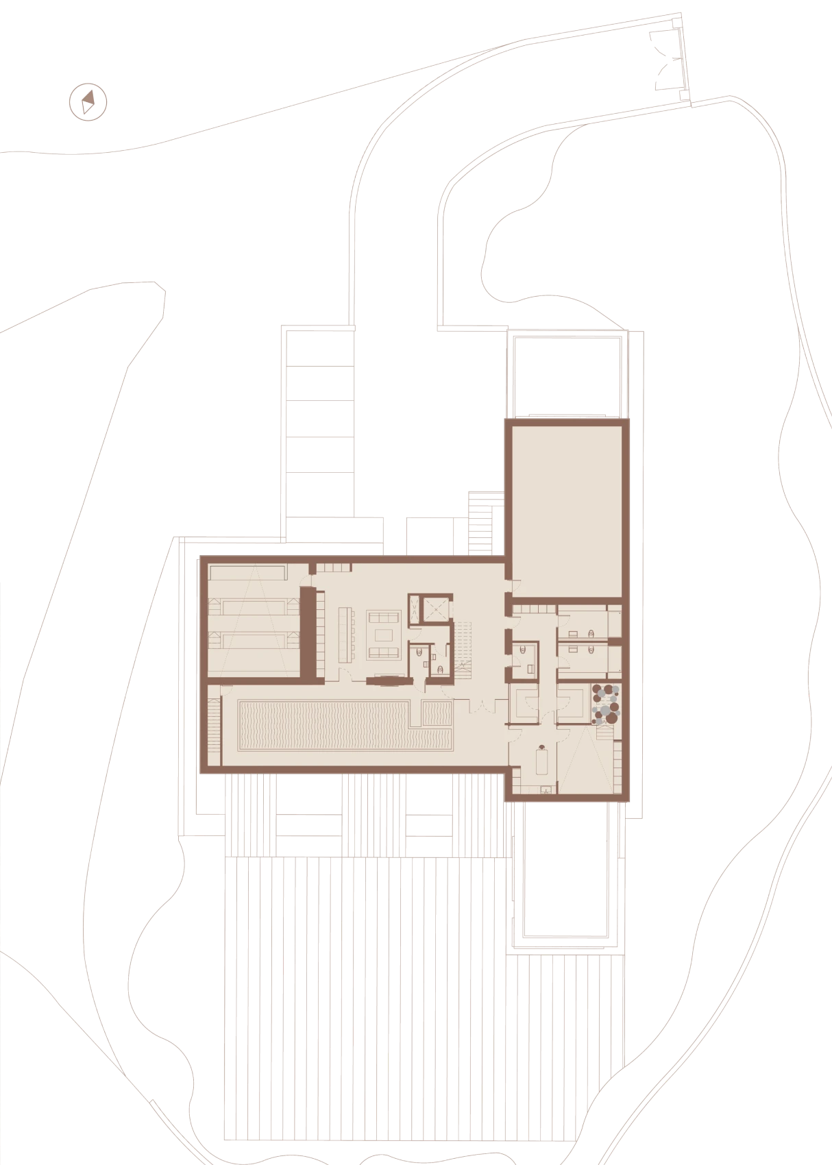 The Sundown lower ground floor plan